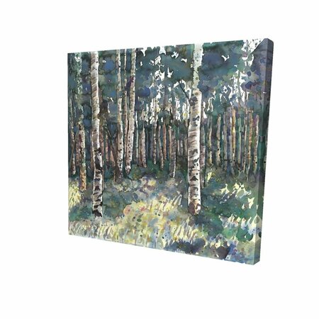 12 X 12 In. Birches-Print On Canvas